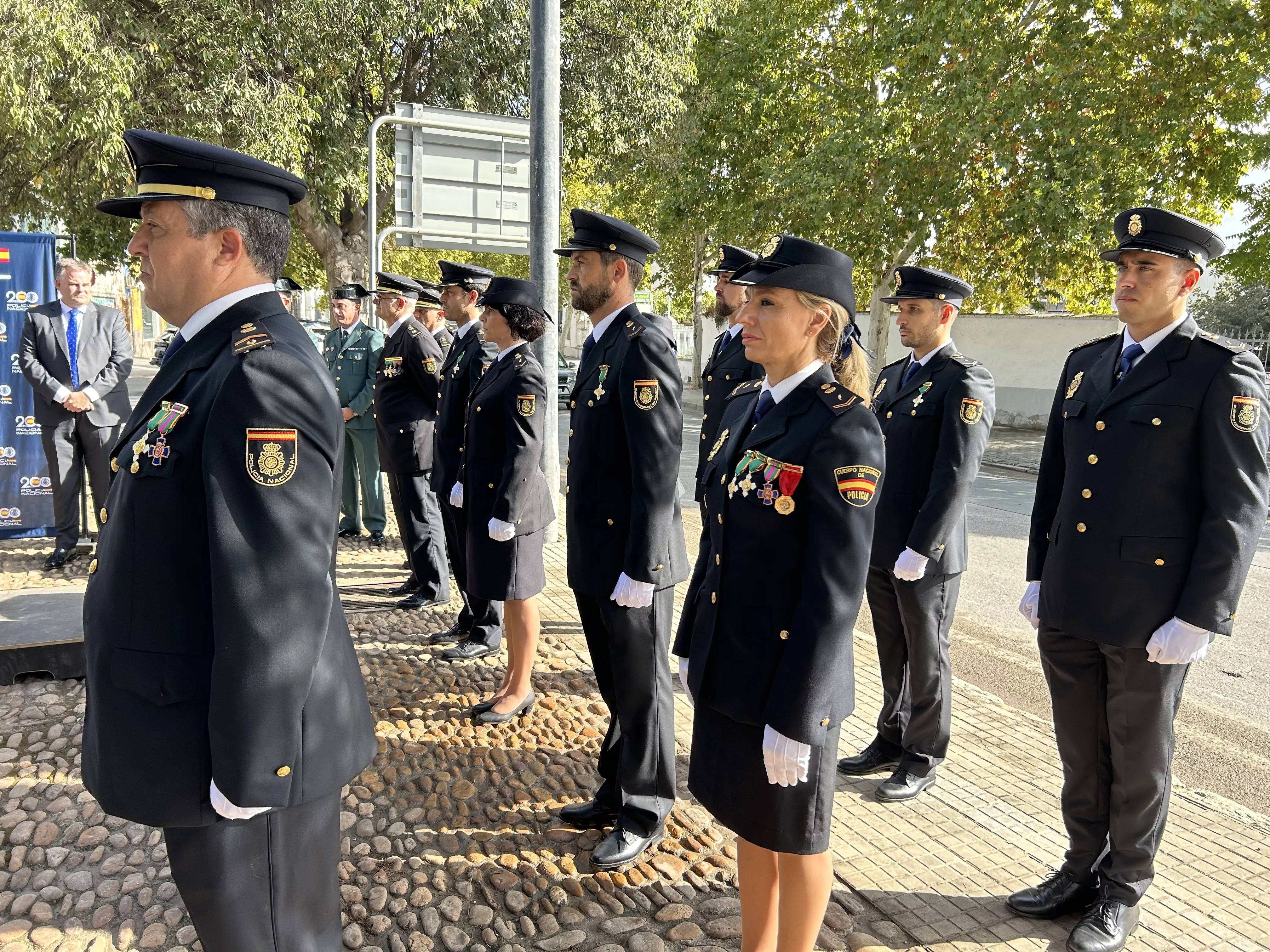 Acto de nominación de la Avenida de la Policía Nacional