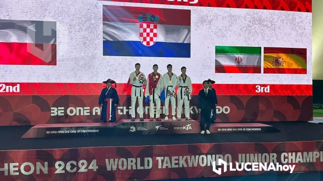 Jesús Pacheco, bronce en el mundial junior de Taekwuondo