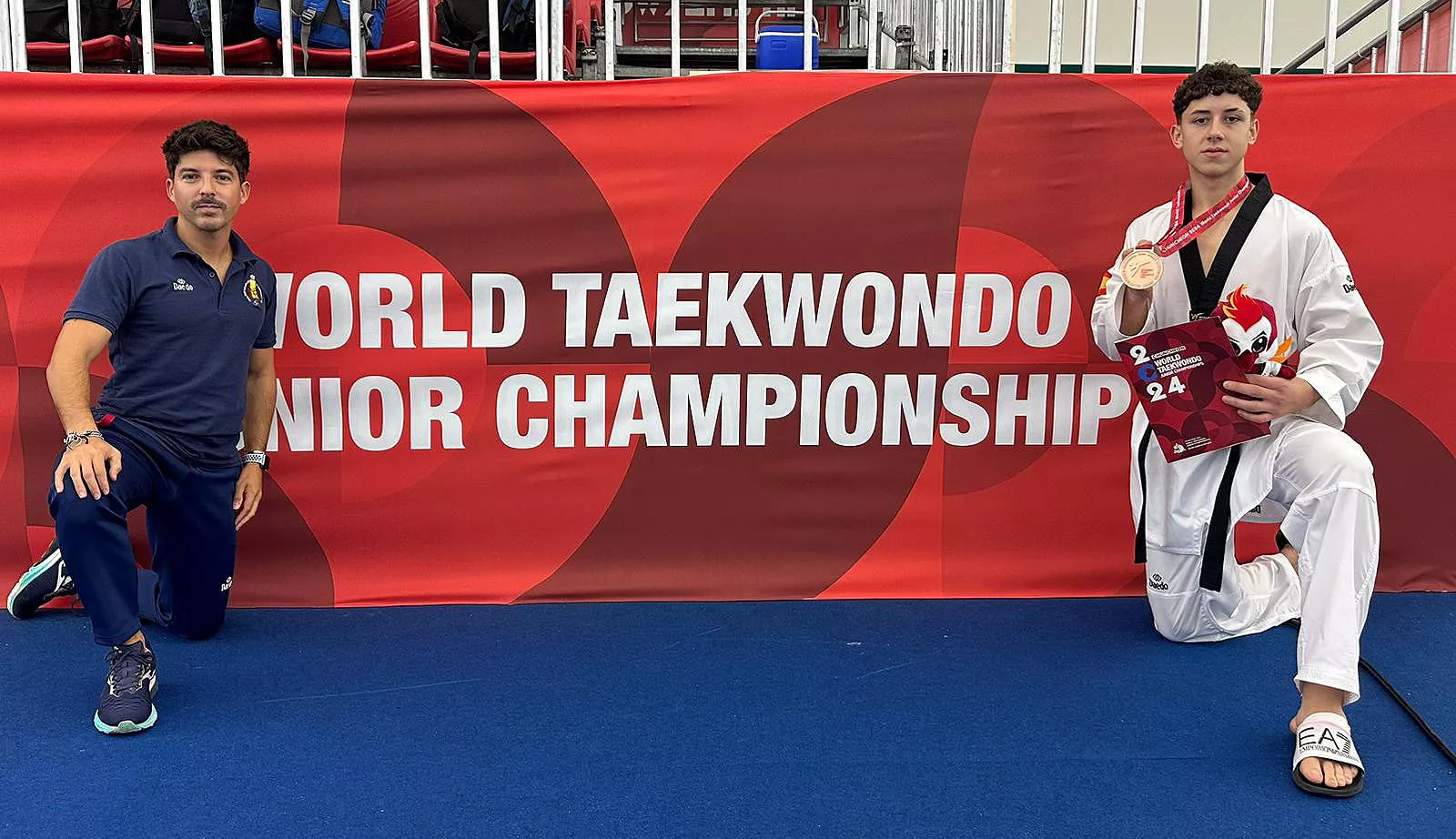 Jesús Pacheco, bronce en el mundial junior de Taekwuondo