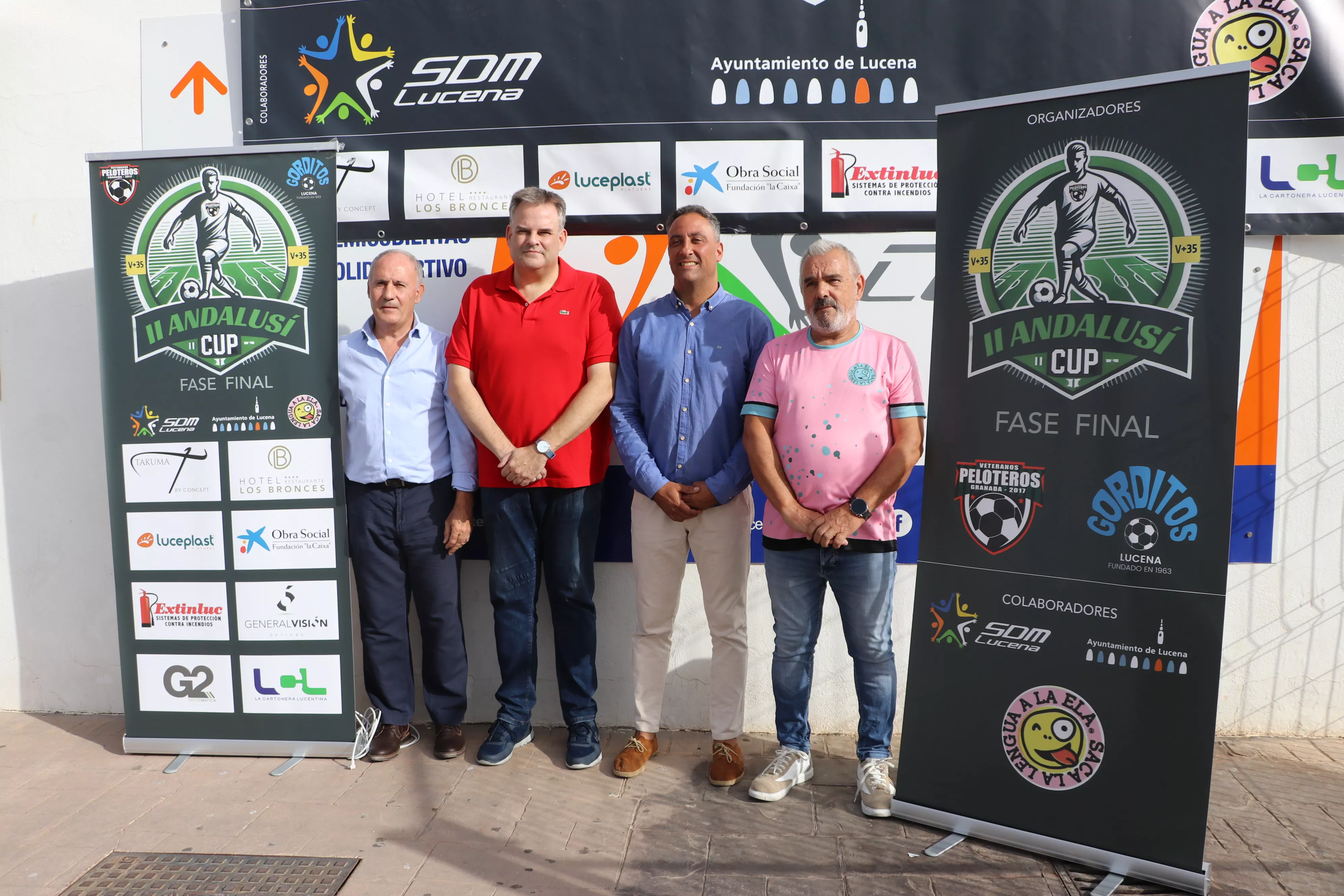 Presentación de la fase final de la II Andalusí Cup de Fútbol Veterano