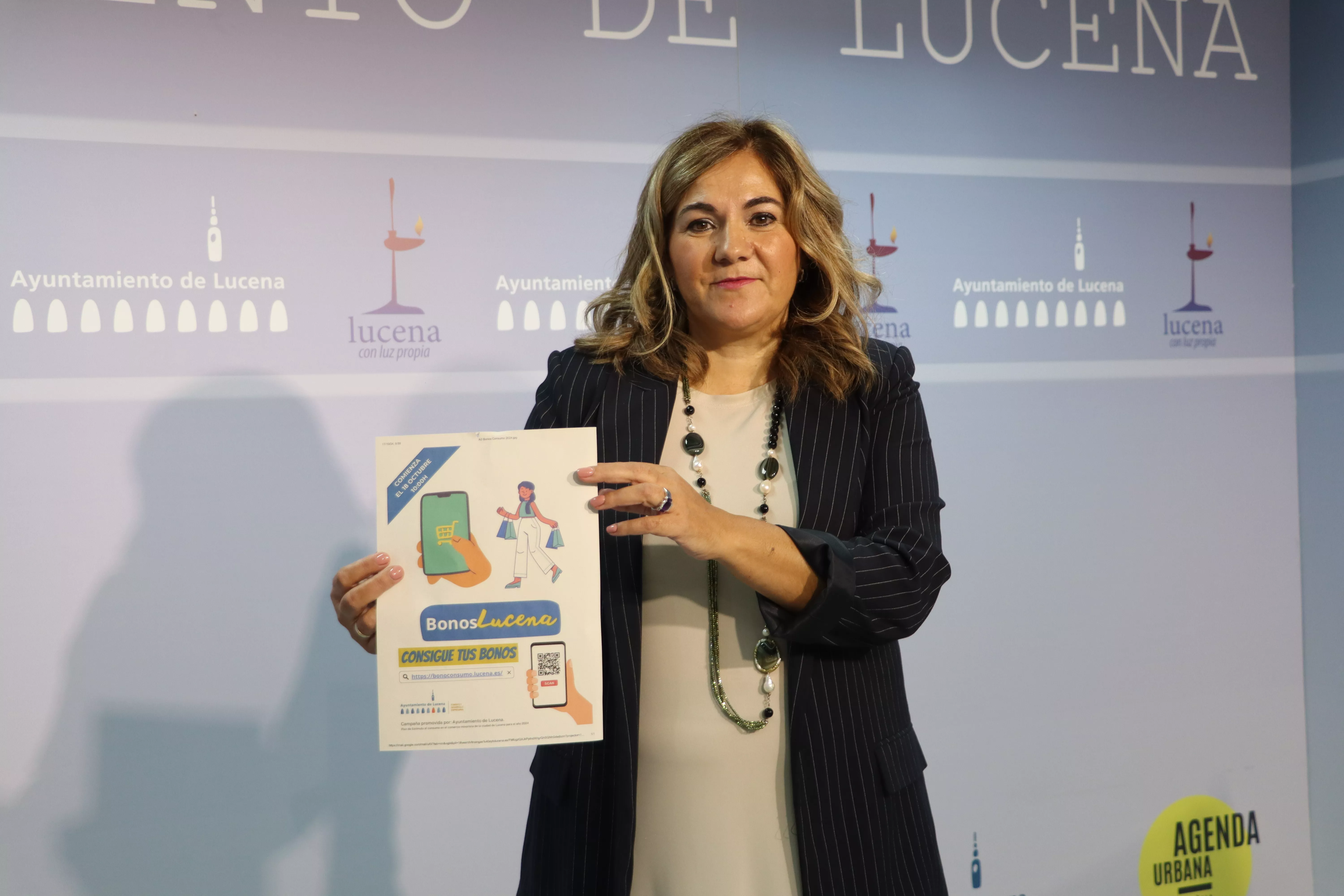 María de la O Redondo presenta la campaña de bonos consumo