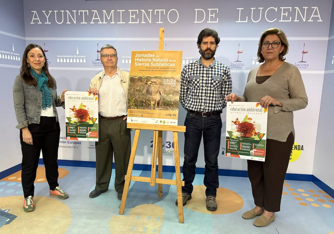 Presentación de las actividades organizadas desde la delegación de Medio Ambiente del Ayuntamiento de Lucena