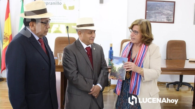 Visita delegación de Jauja en Perú