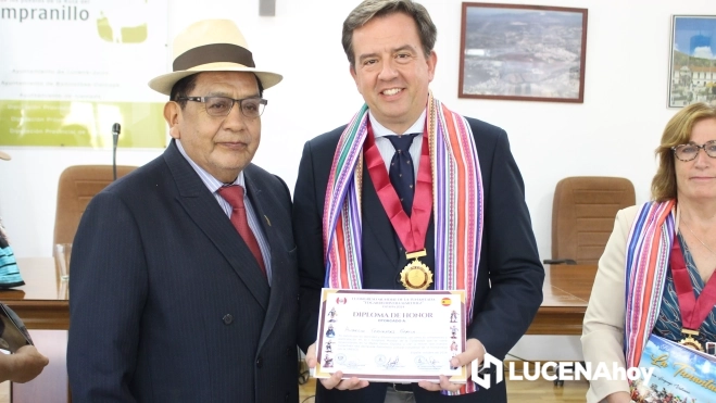 Visita delegación de Jauja en Perú