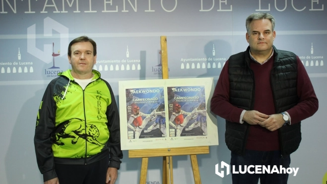 Presentación del torneo de taekwondo de este sábado en Lucena