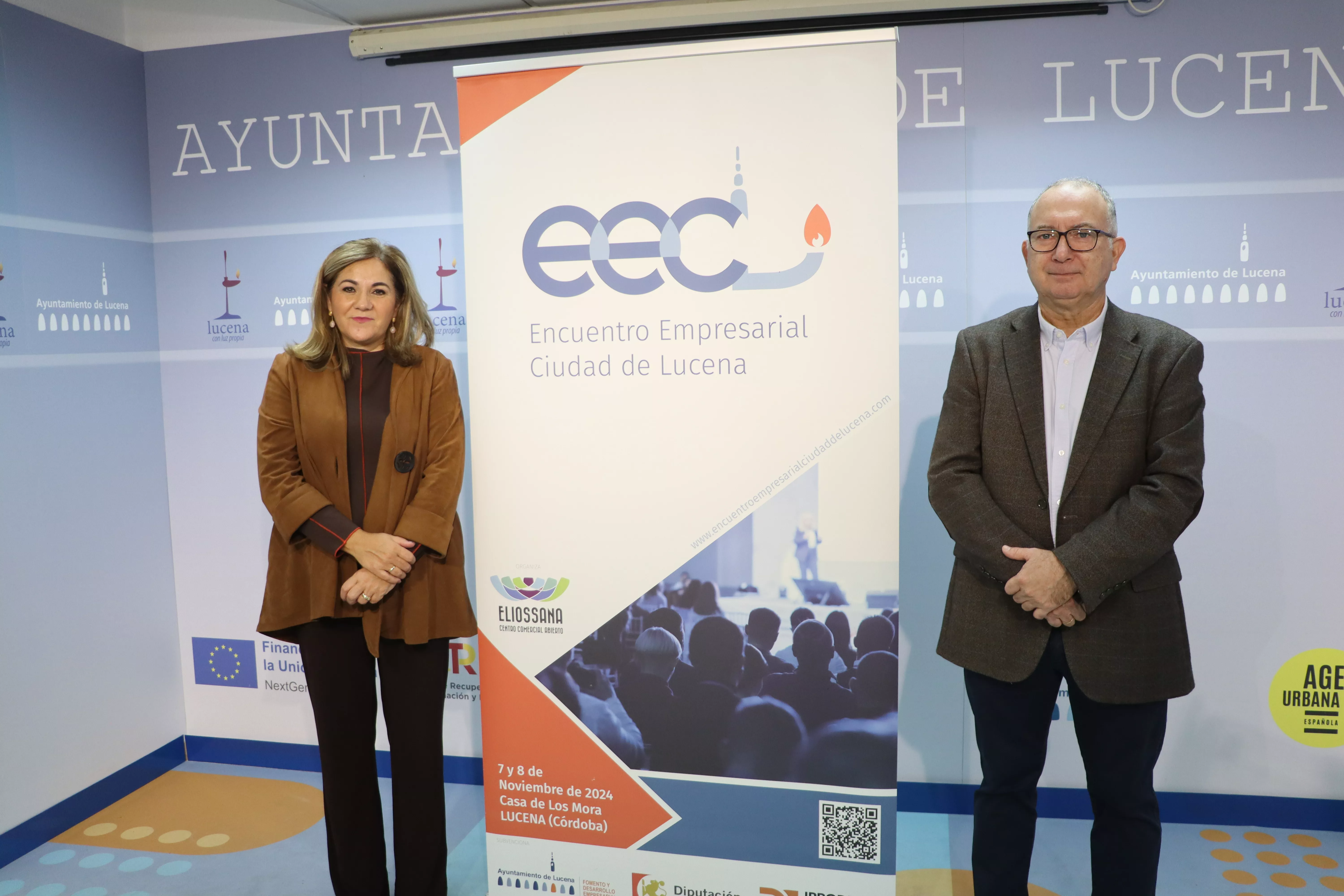 Presentación del encuentro empresarial esta mañana en el Ayuntaminto de Lucena