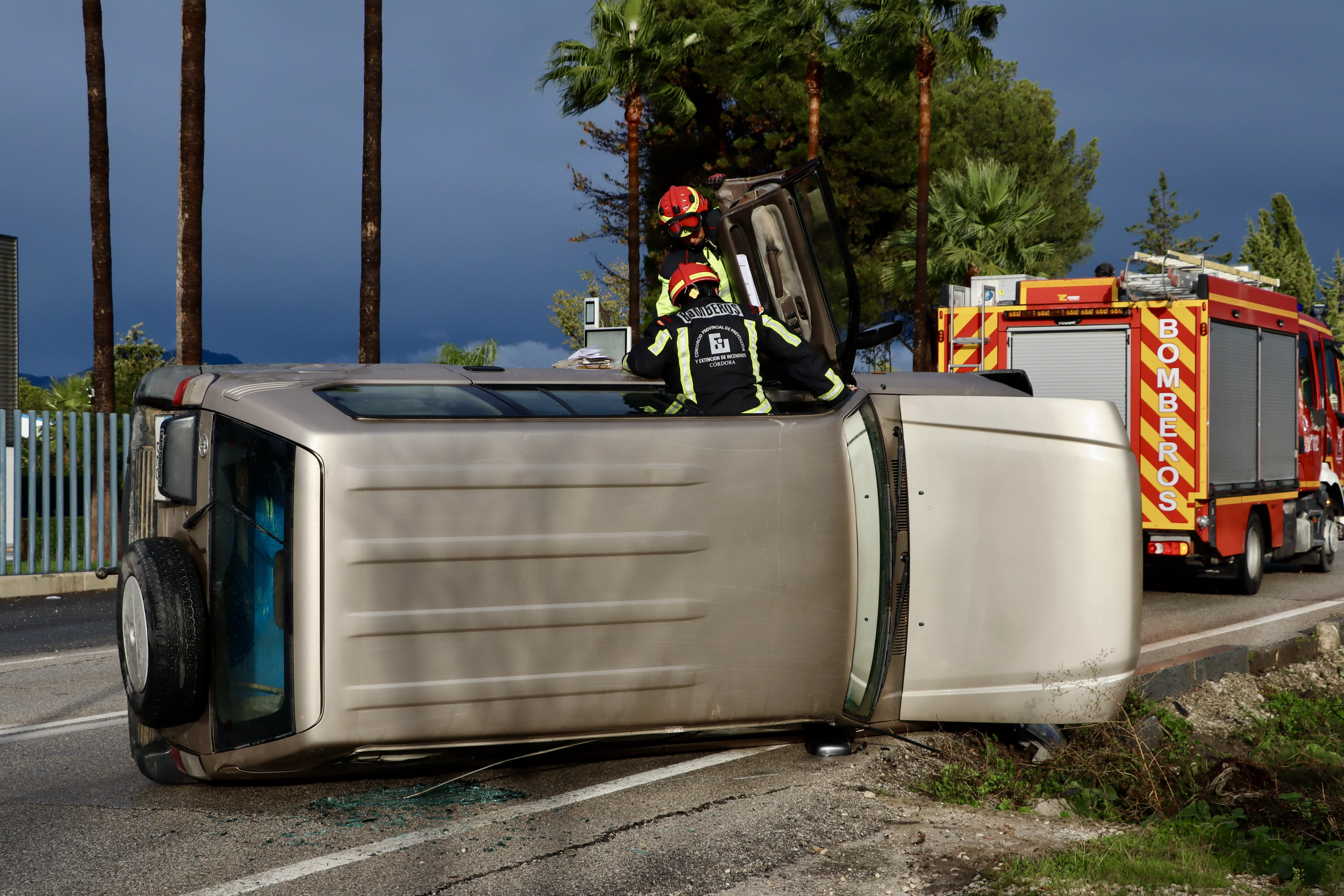 Accidente en la Carretera de Rute