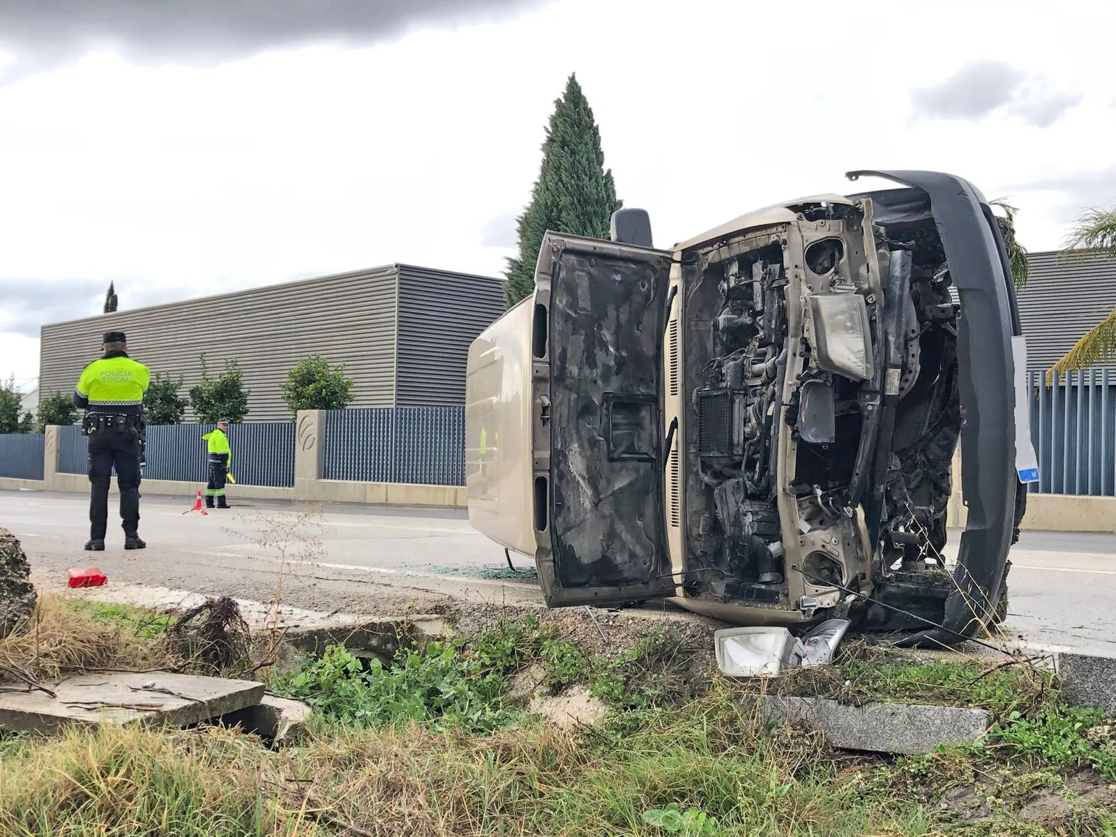 Accidente en la Carretera de Rute