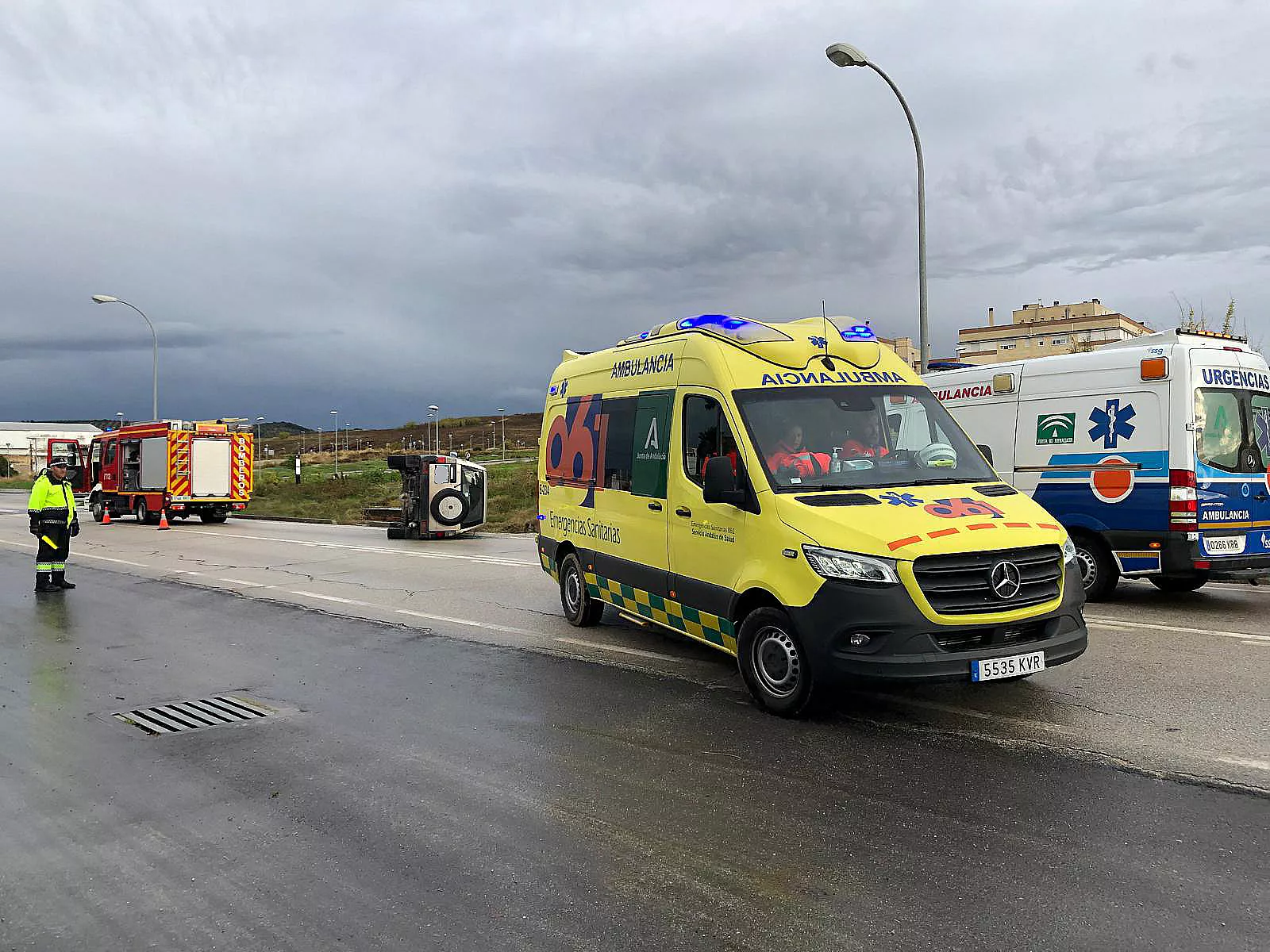 Accidente en la Carretera de Rute