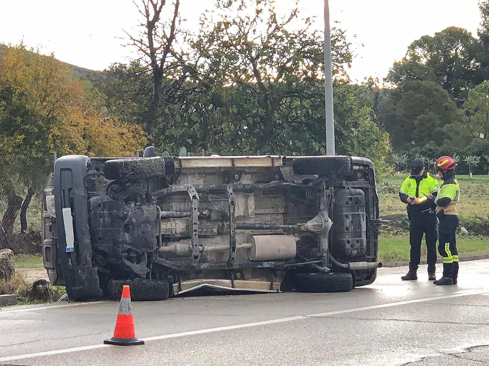 Accidente en la Carretera de Rute