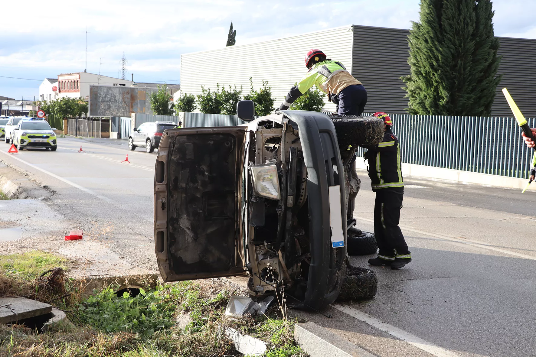 Accidente en la Carretera de Rute