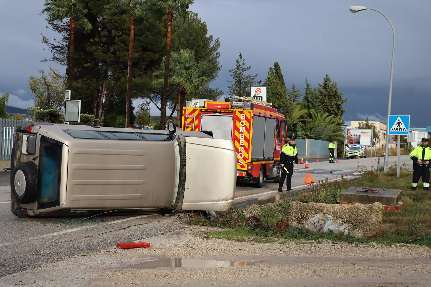 Accidente en la Carretera de Rute