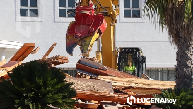 La silla ha quedado reducida a un montón de madera en apenas 48 horas