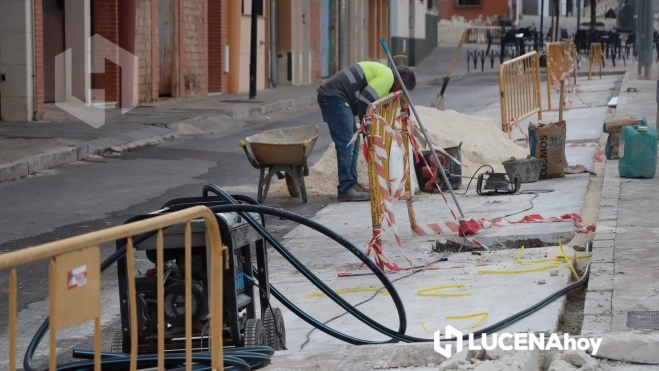 Obras previas para la instalación de los alcorques y el sistema de riego