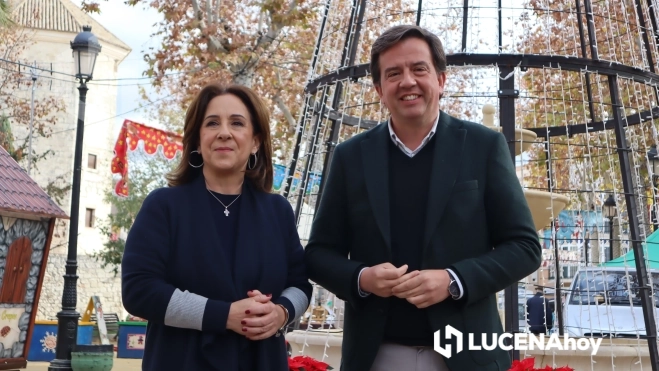 Aurelio Fernández y Araceli Rodríguez presentan las próximas actividades de Navidad