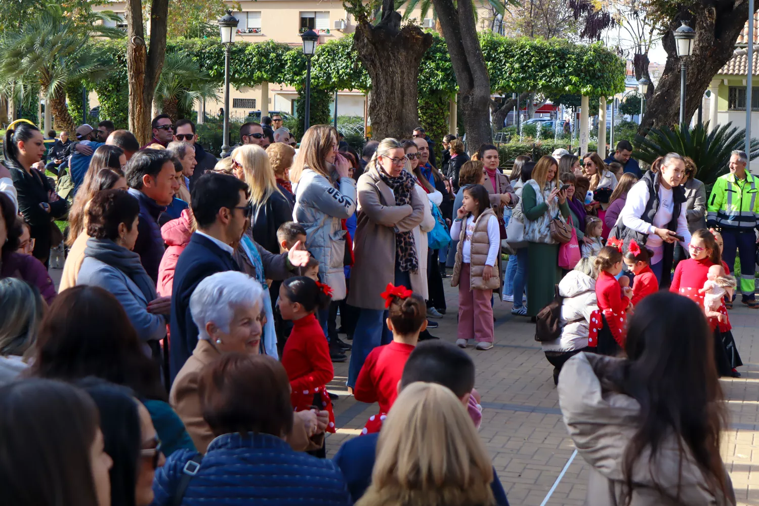 Exhibición de baile de villancicos flamencos de la academia Araceli Hidalgo