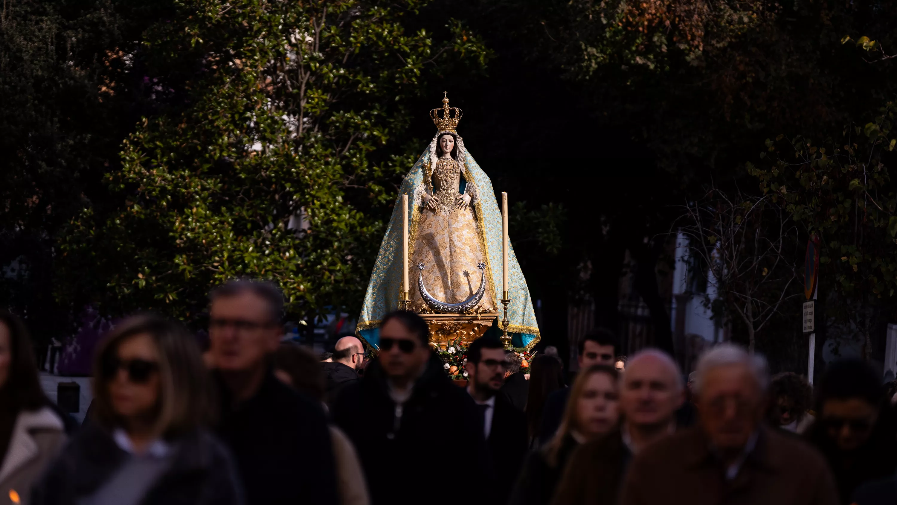 "Santo Rosario por la Vida" con la imagen de Ntra. Sra. de la O