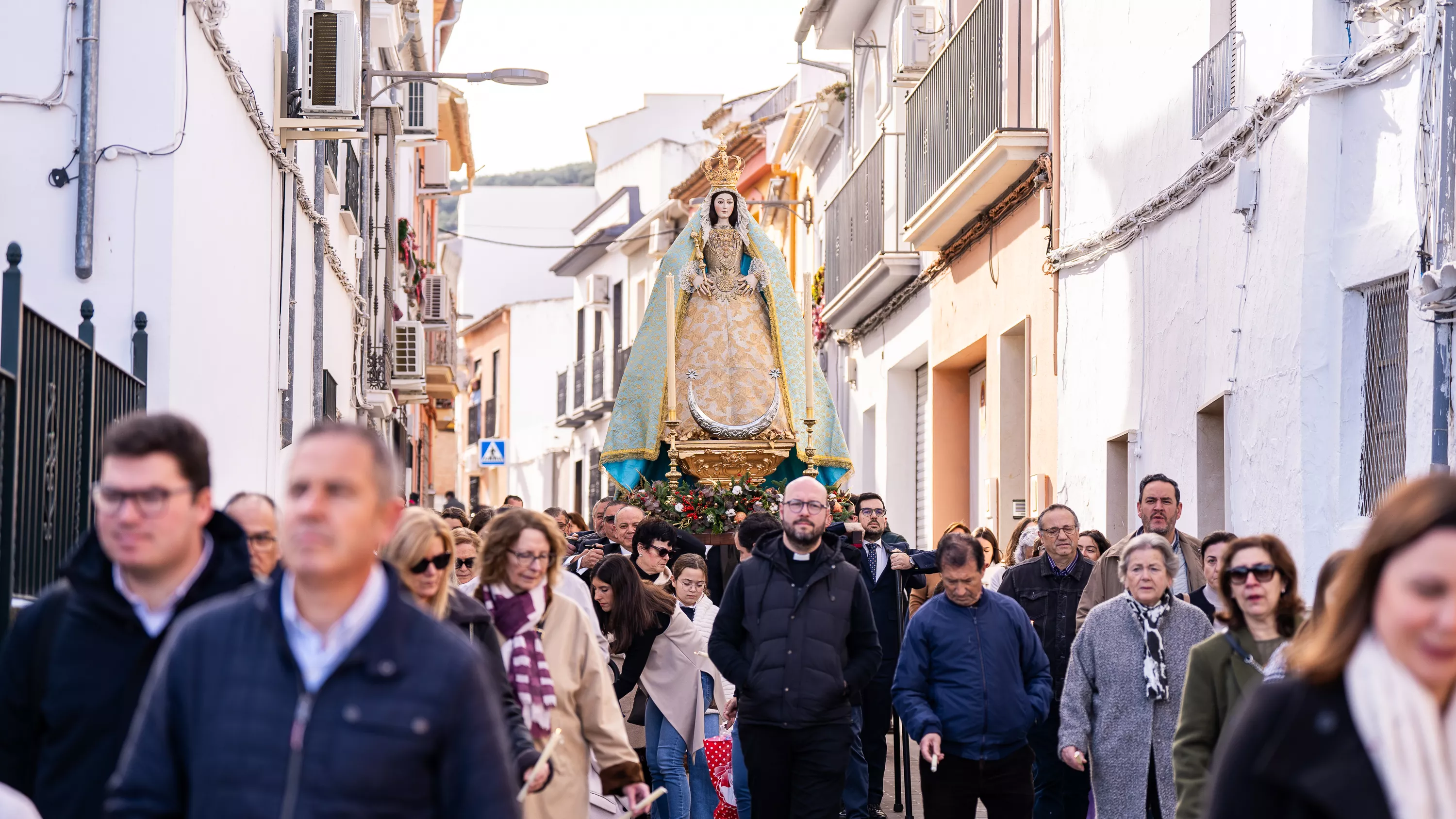 "Santo Rosario por la Vida" con la imagen de Ntra. Sra. de la O