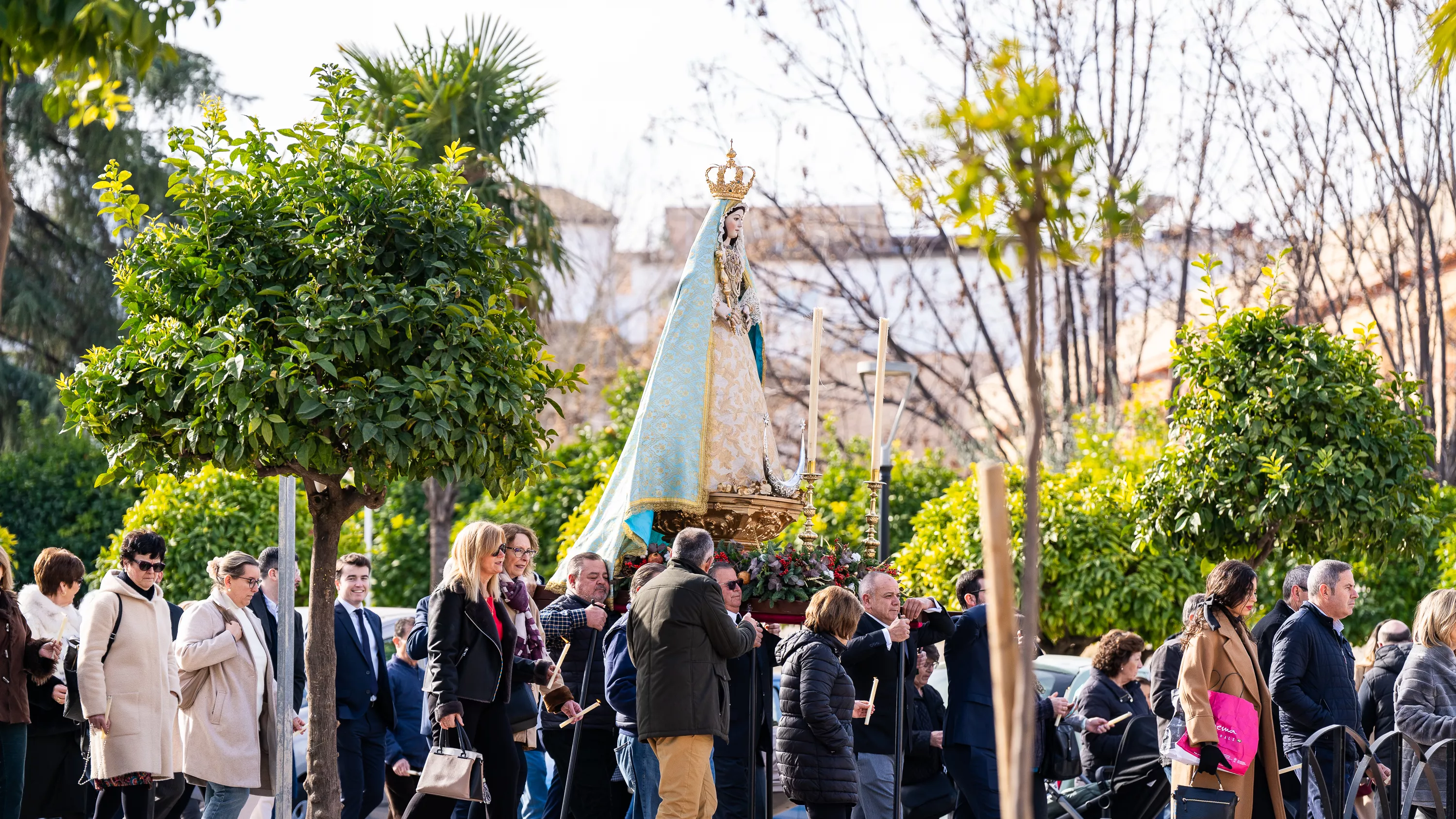 "Santo Rosario por la Vida" con la imagen de Ntra. Sra. de la O