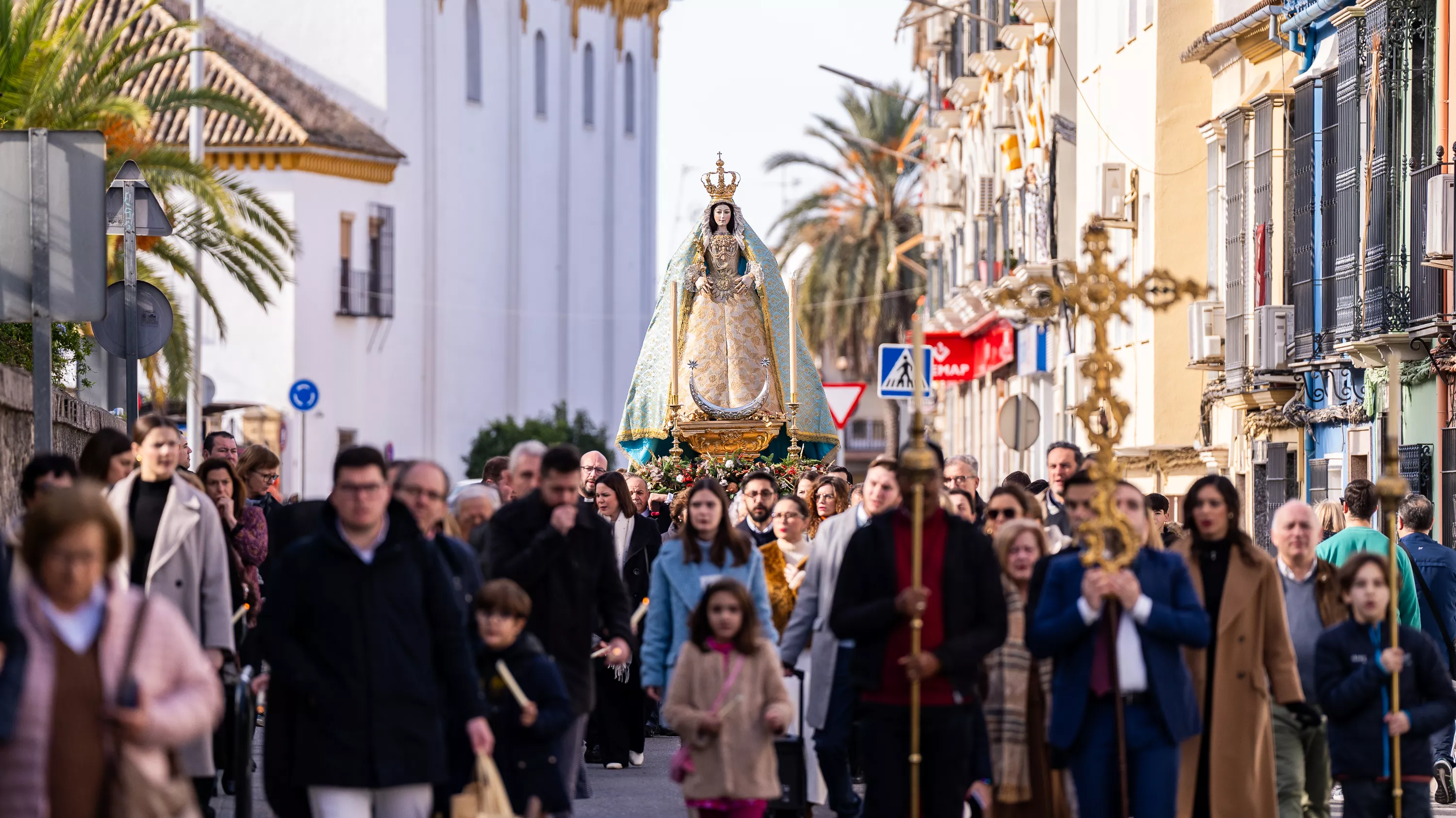 "Santo Rosario por la Vida" con la imagen de Ntra. Sra. de la O