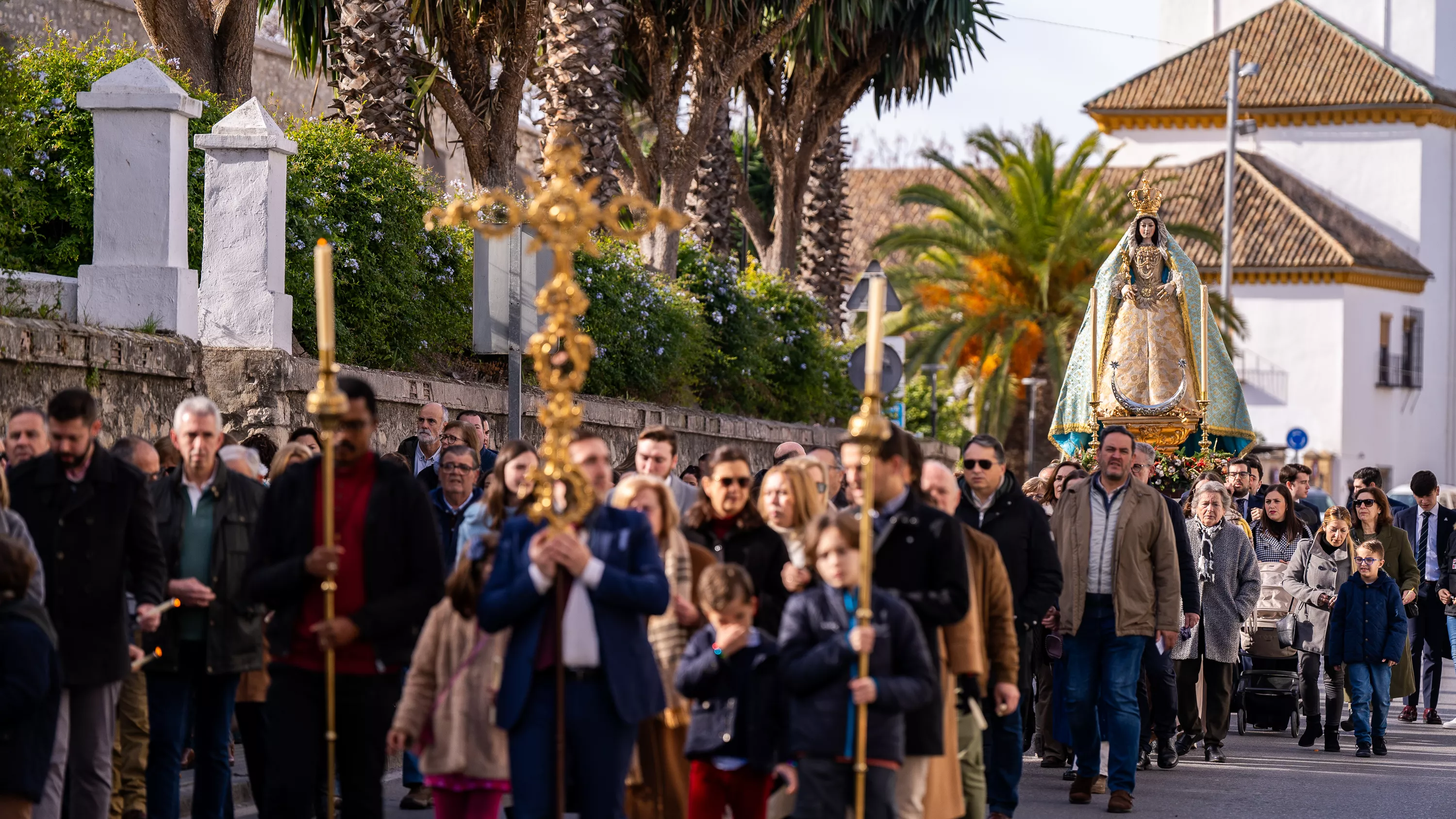 "Santo Rosario por la Vida" con la imagen de Ntra. Sra. de la O