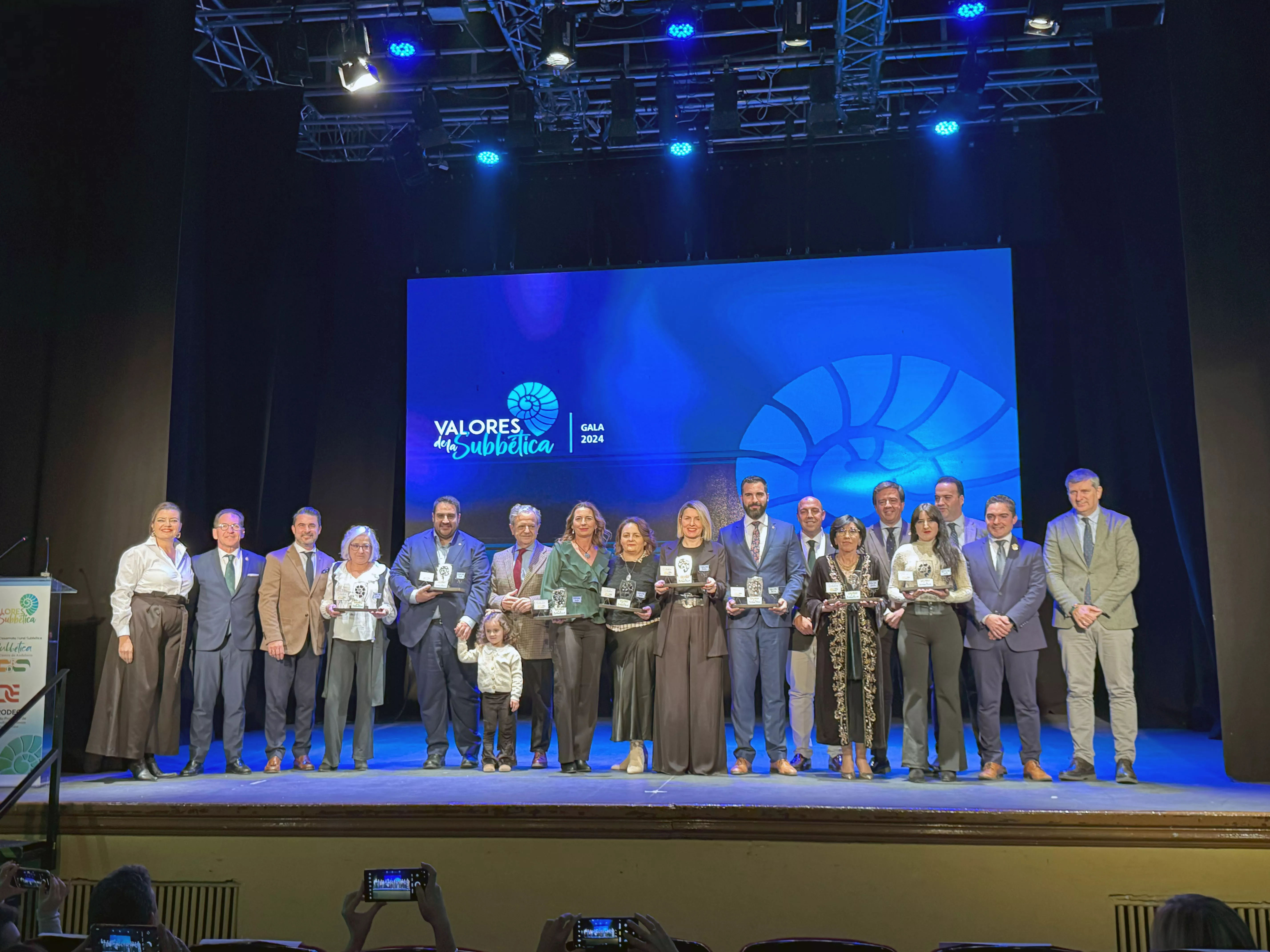 Premiados en la III Gala Valores de la Subbética