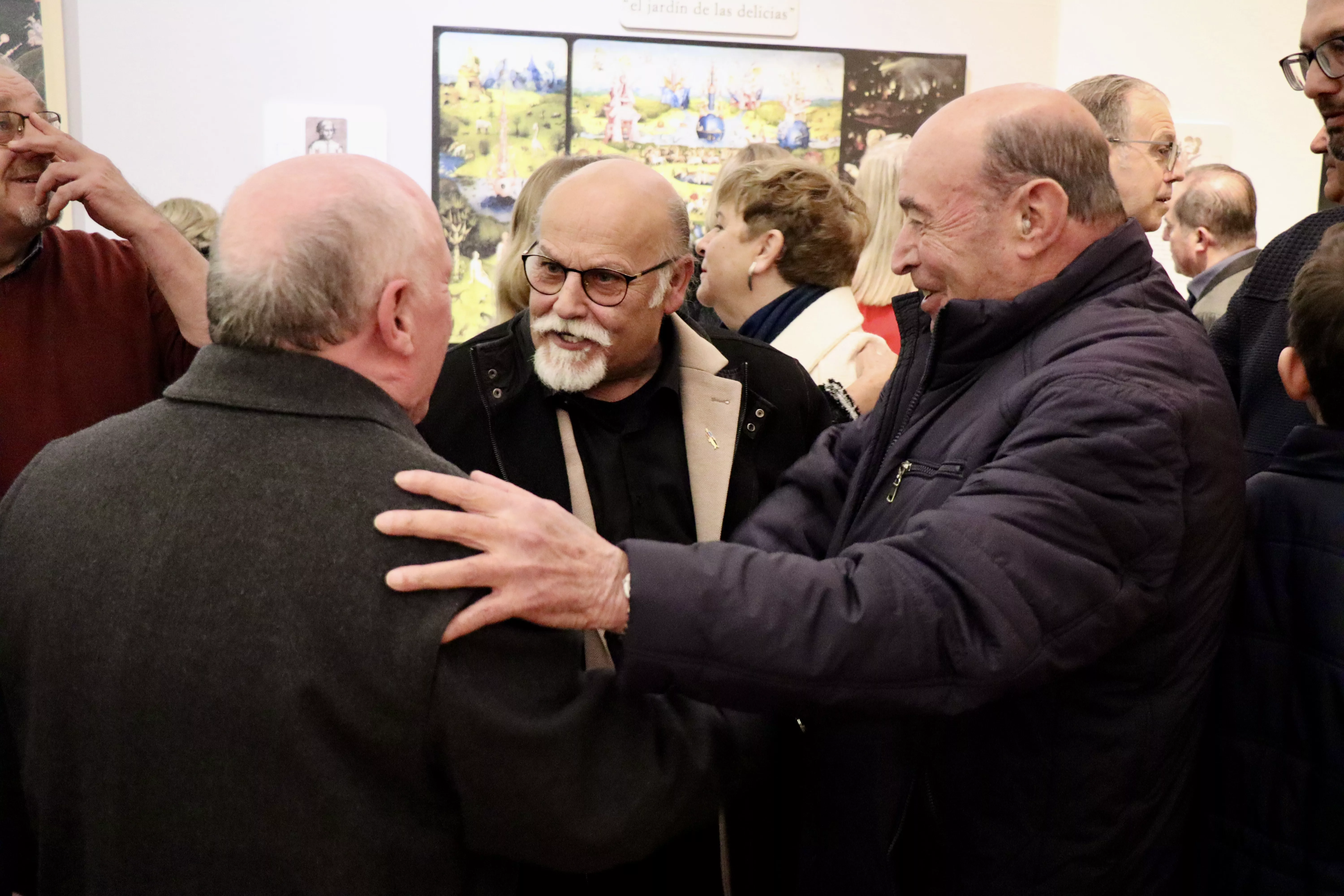 Inauguración de la exposición de Paco Ayala "El Jardín de las Delicias".