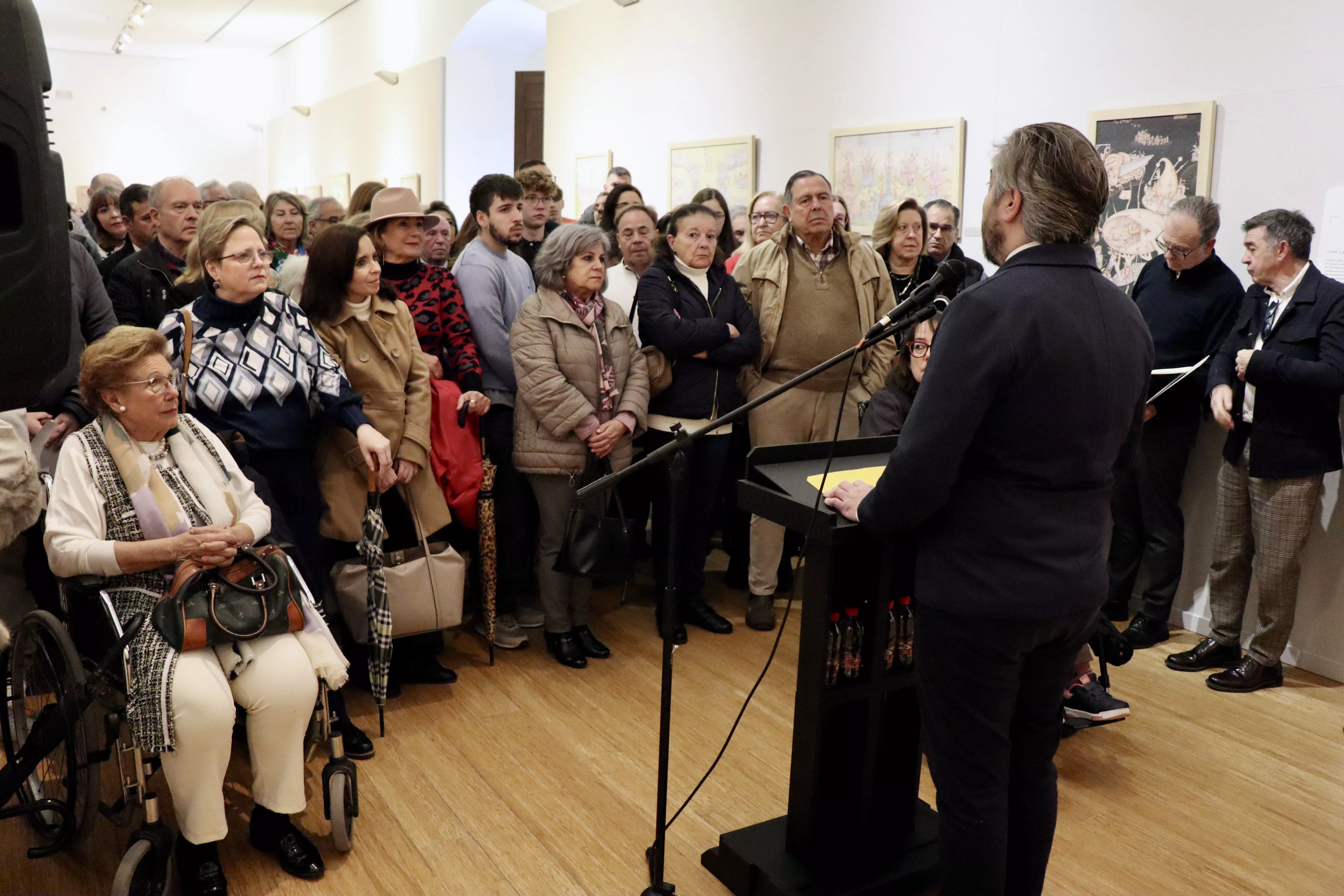 Inauguración de la exposición de Paco Ayala "El Jardín de las Delicias".