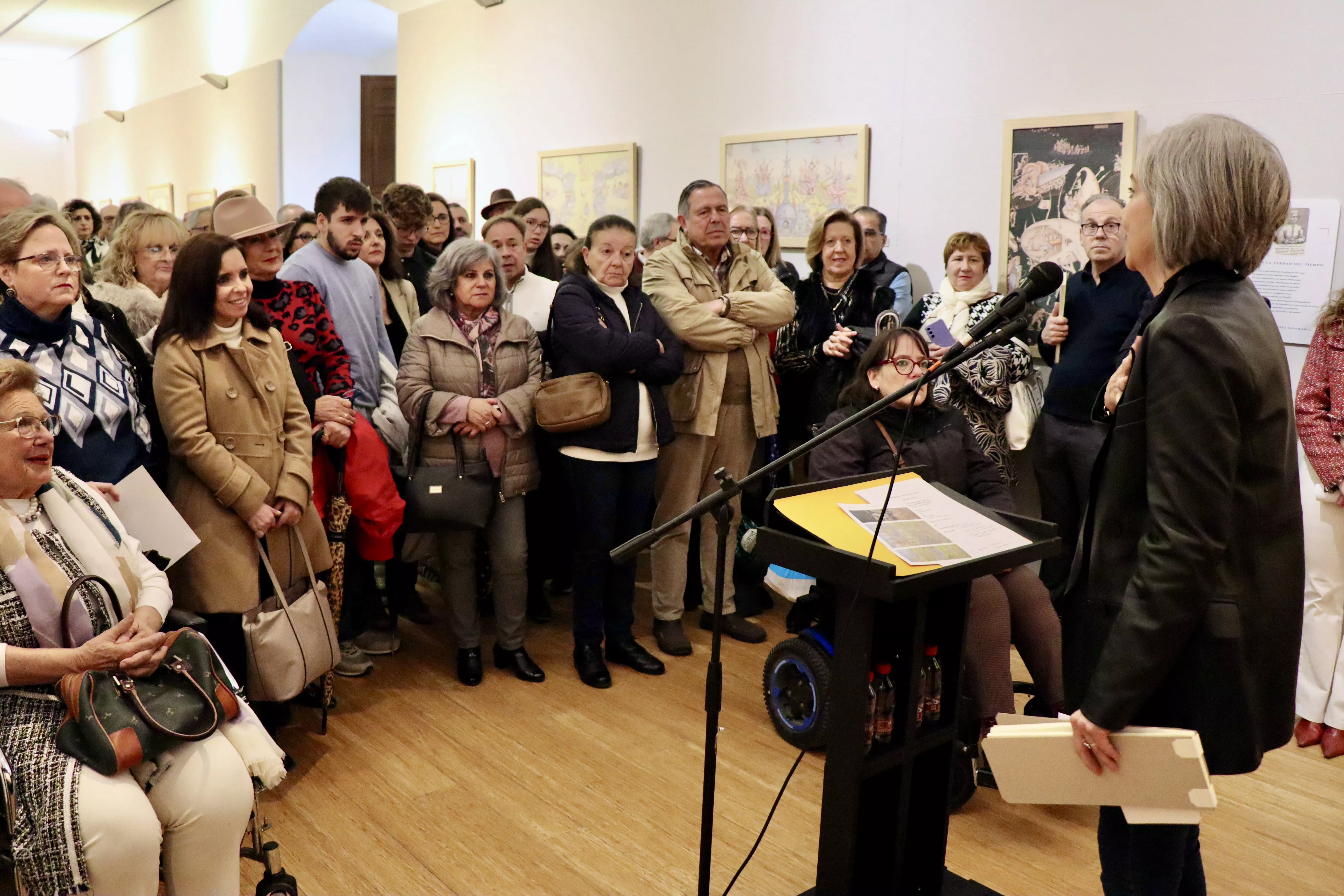 Inauguración de la exposición de Paco Ayala "El Jardín de las Delicias".