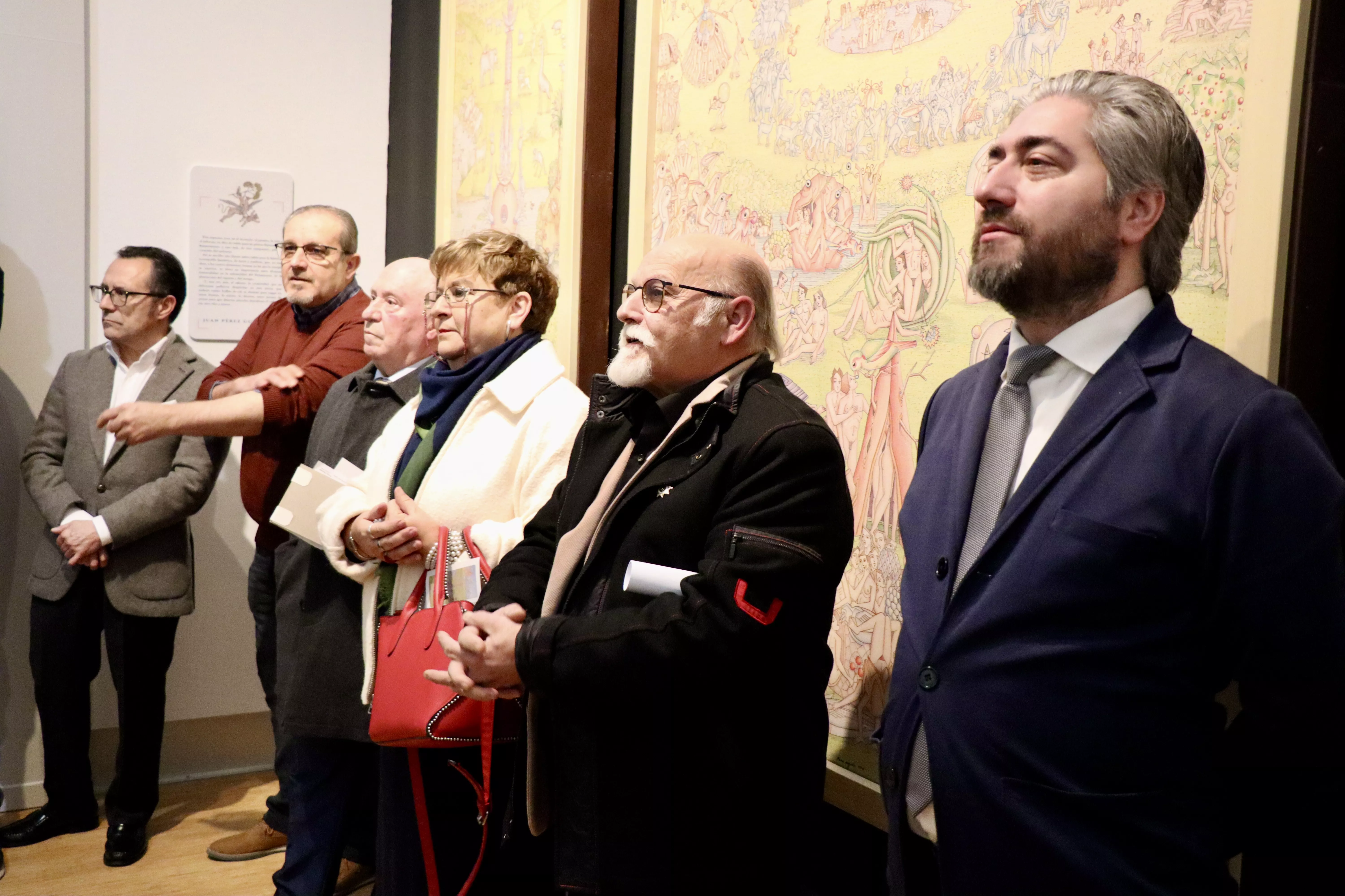 Inauguración de la exposición de Paco Ayala "El Jardín de las Delicias".