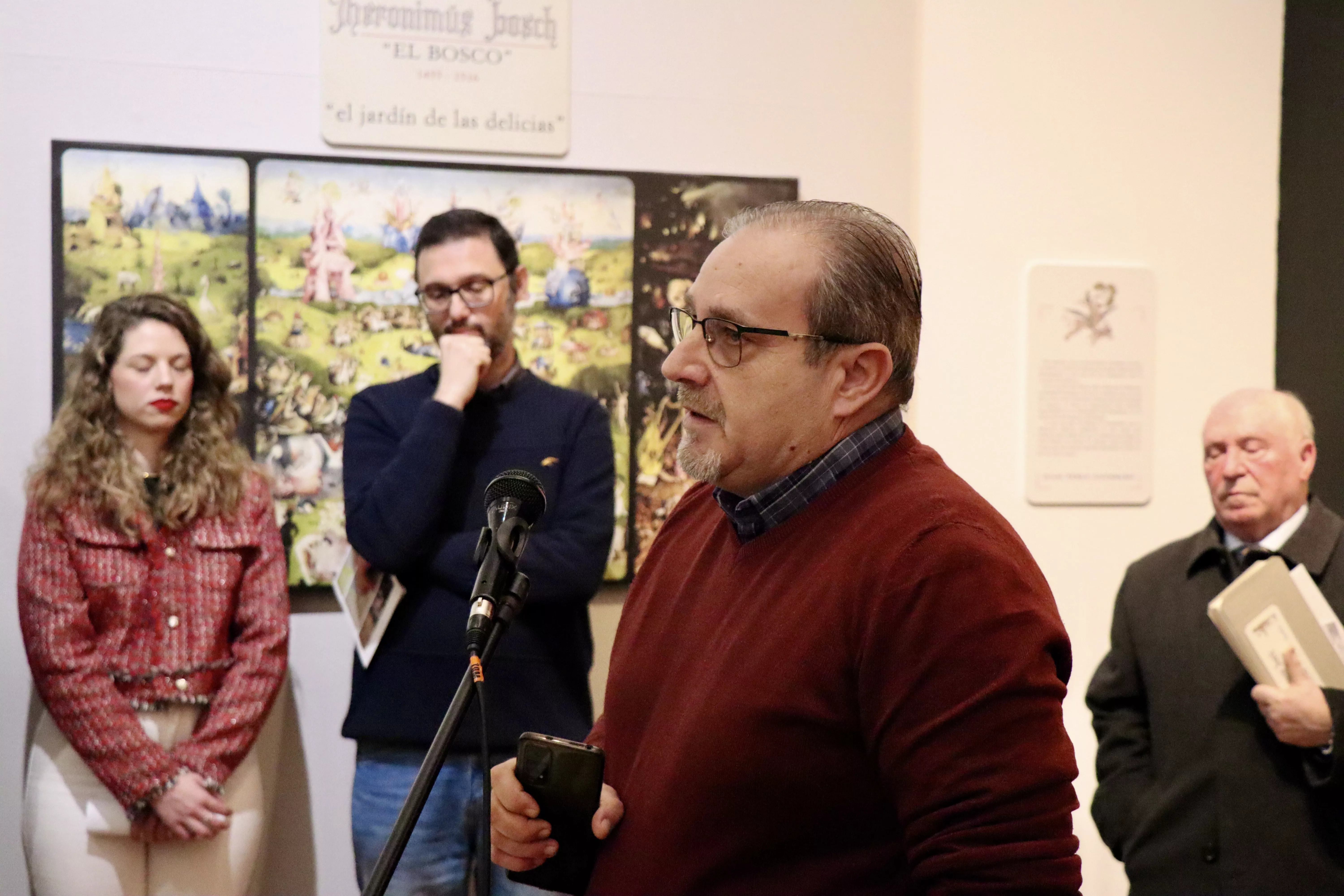 Inauguración de la exposición de Paco Ayala "El Jardín de las Delicias".