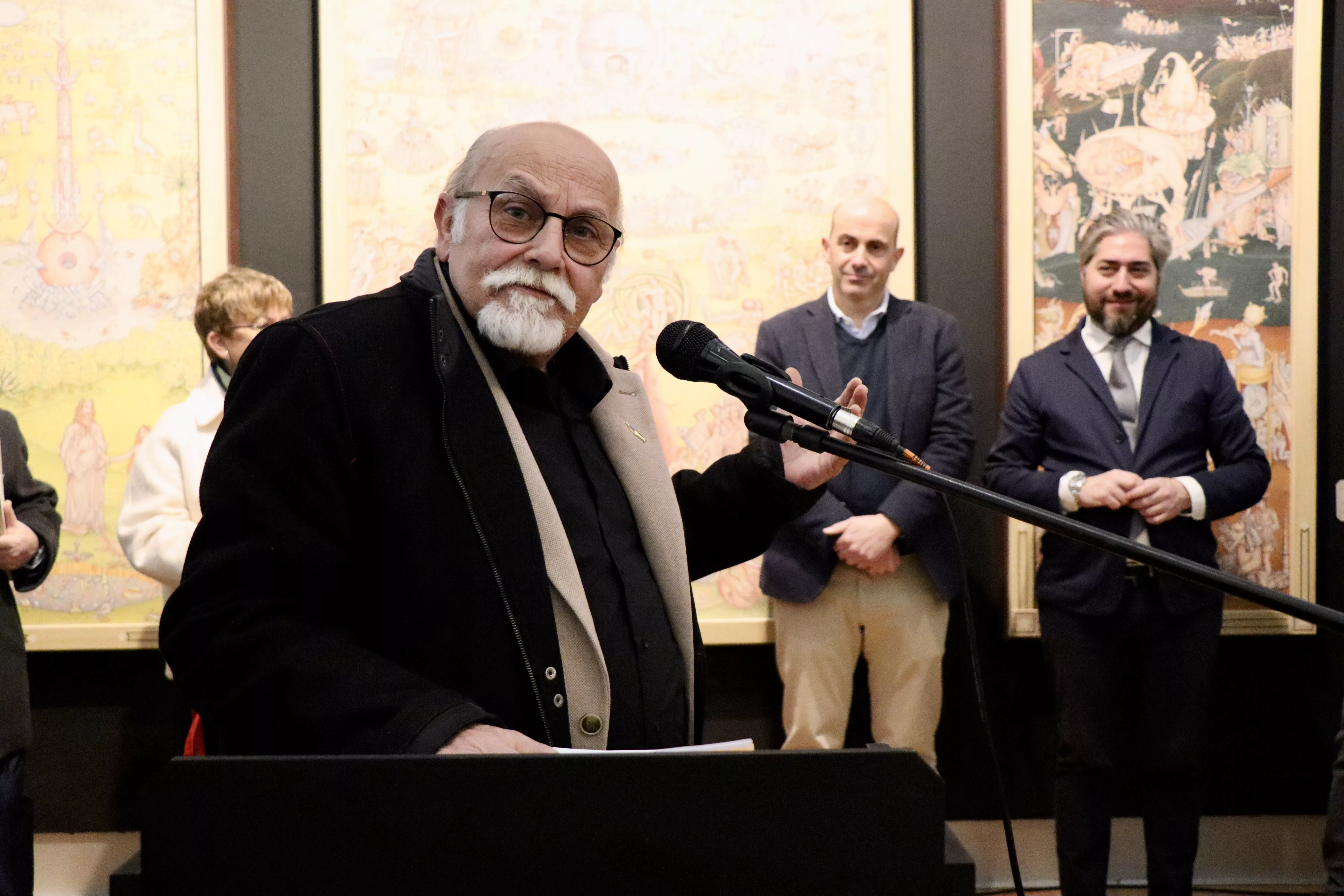 Inauguración de la exposición de Paco Ayala "El Jardín de las Delicias".