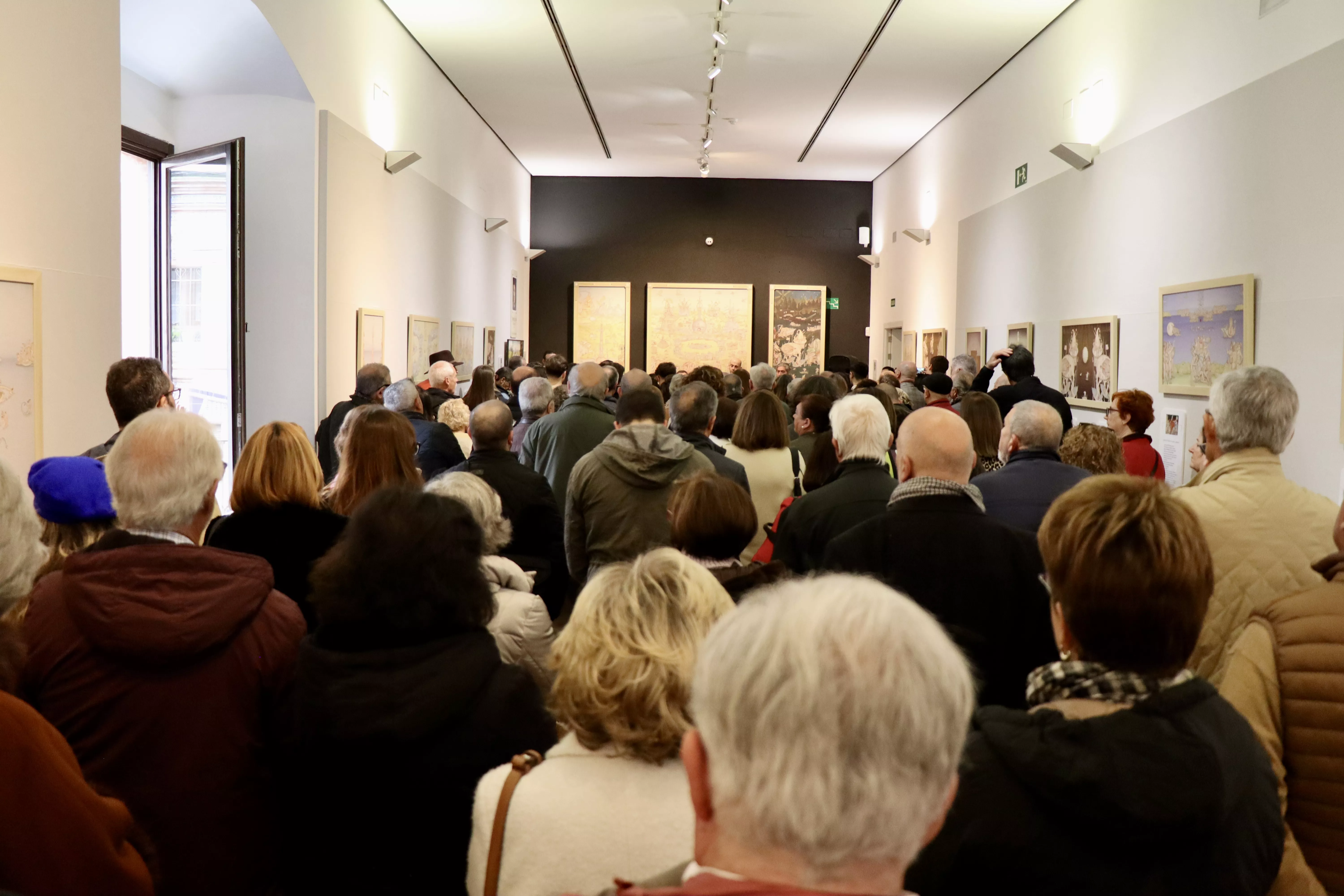 Inauguración de la exposición de Paco Ayala "El Jardín de las Delicias".