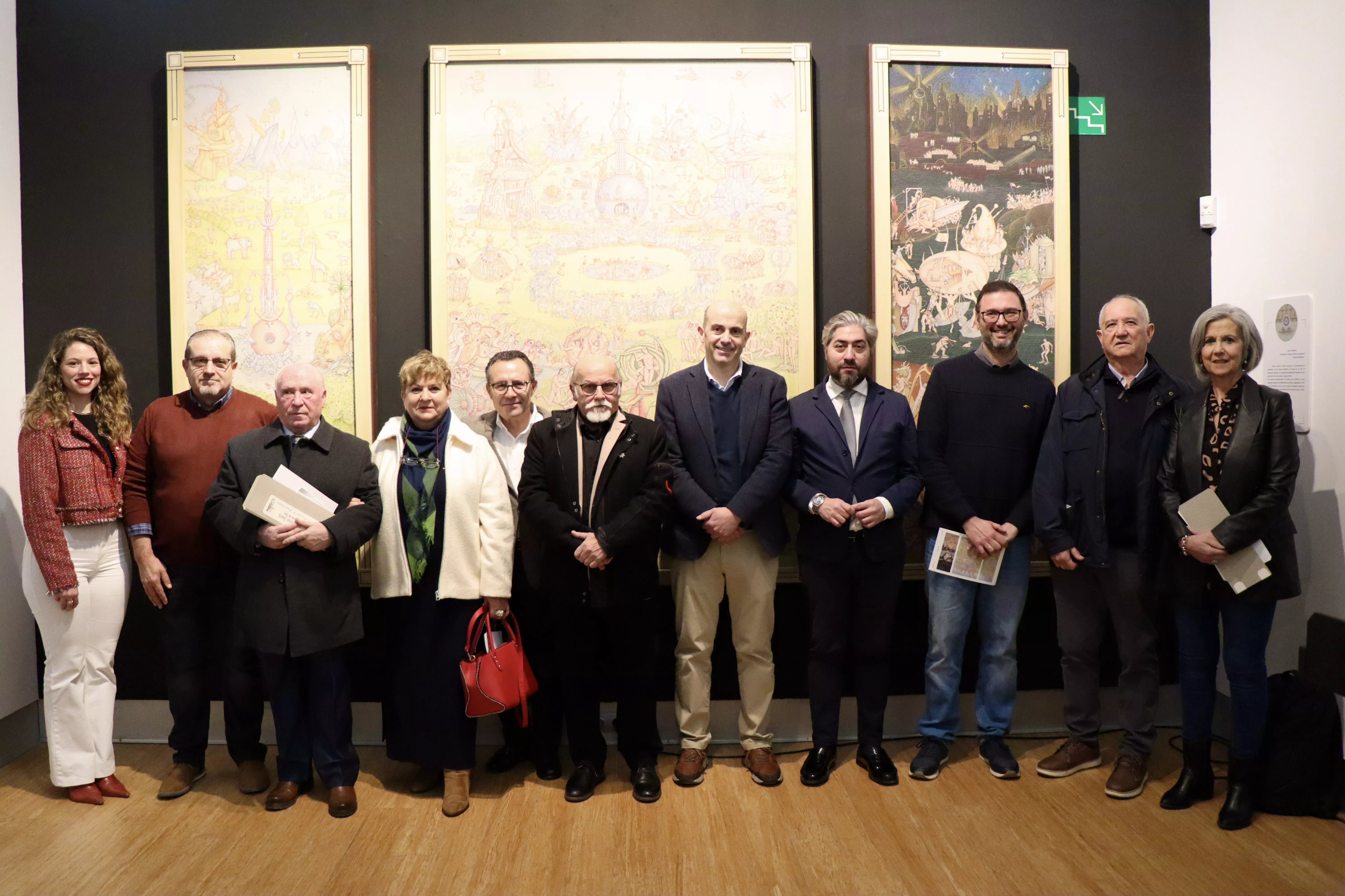 Inauguración de la exposición de Paco Ayala "El Jardín de las Delicias".