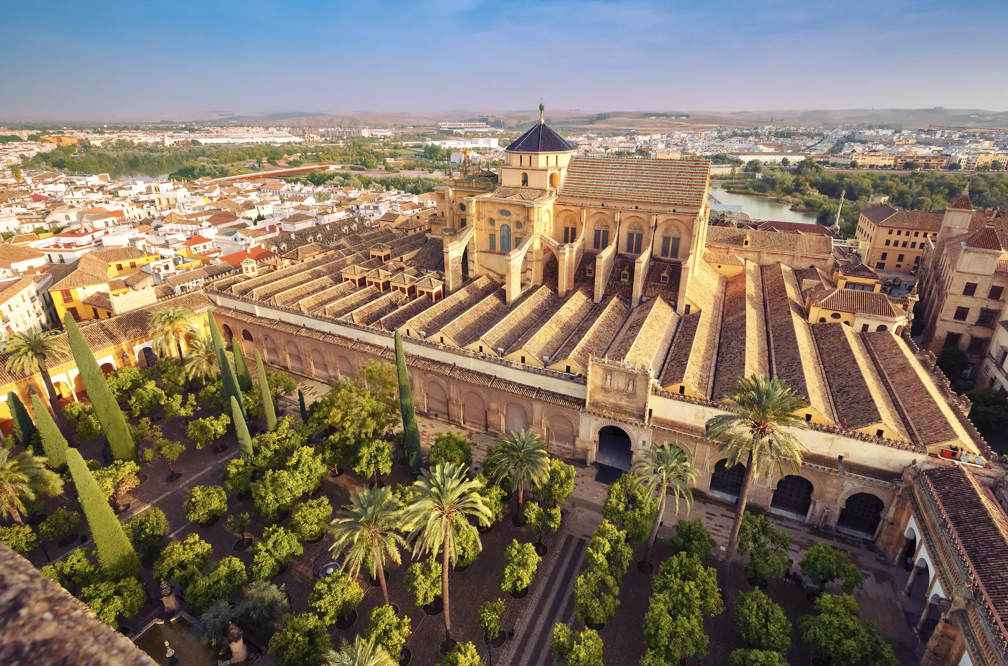 Vista aérea de la Mezquita de Córdoba