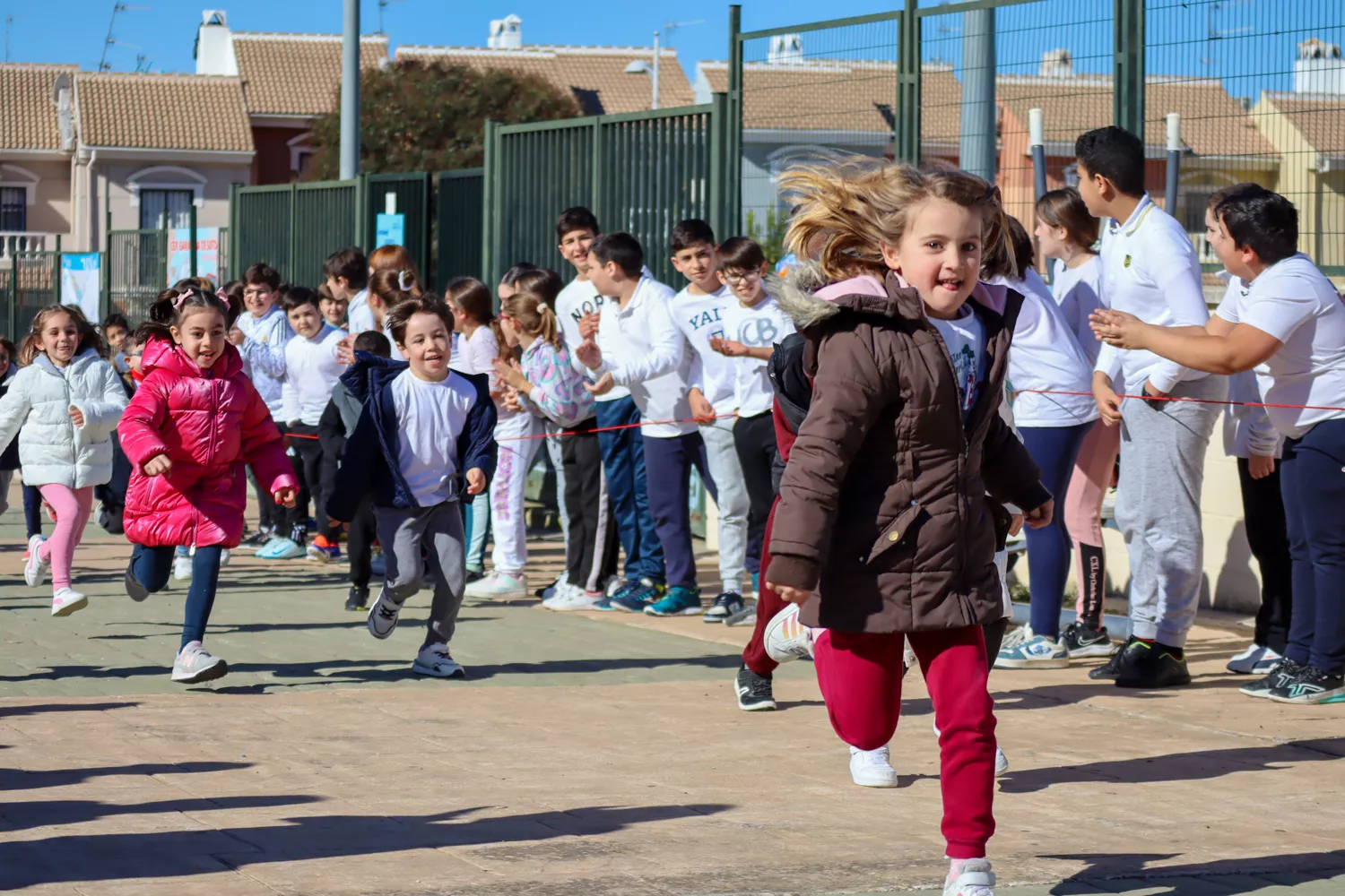 Carrera solidaria alumnos CEIP Barahona de Soto 2