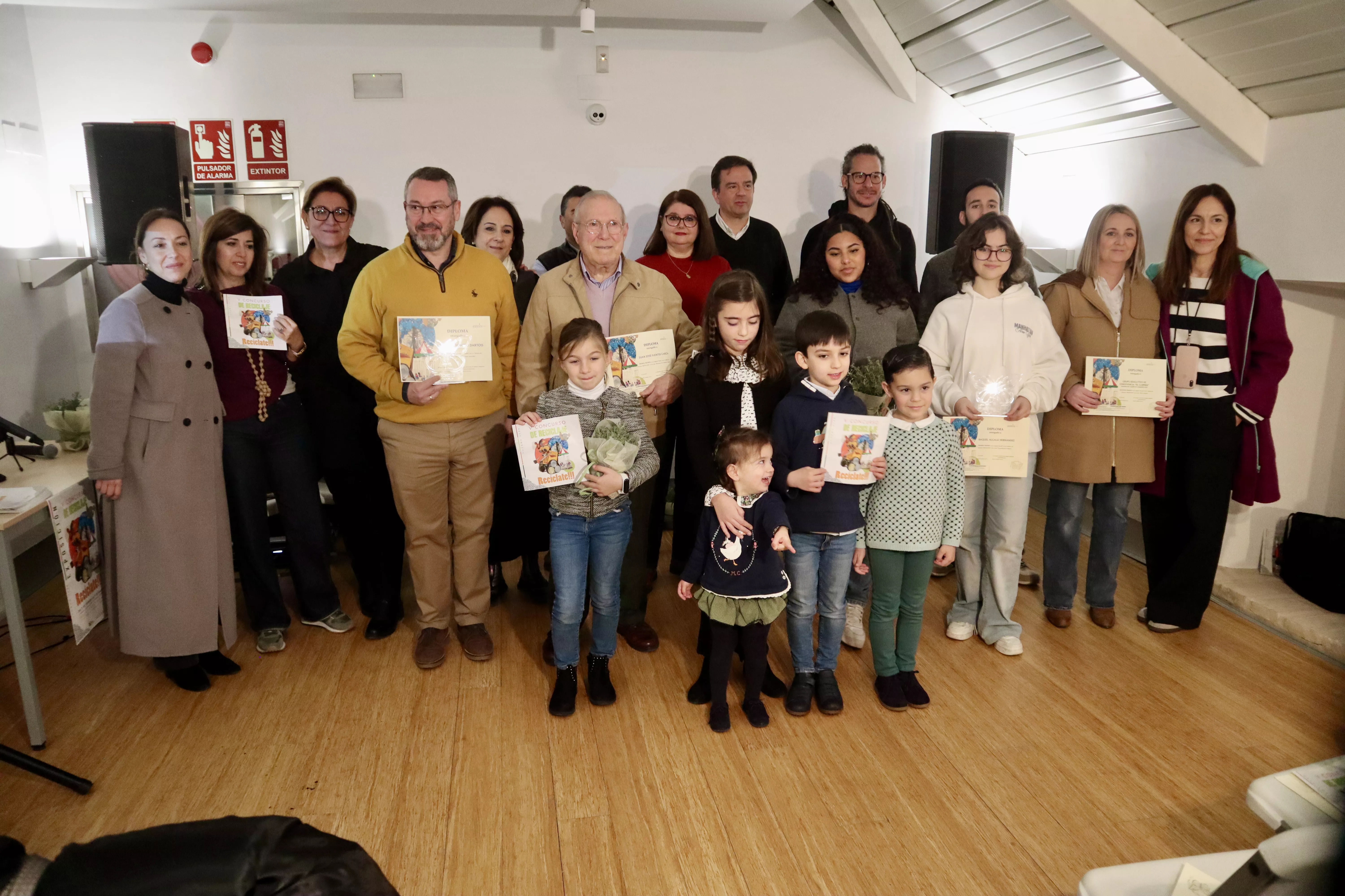 Entrega de premios de la quinta edición del concurso 'Recíclate'