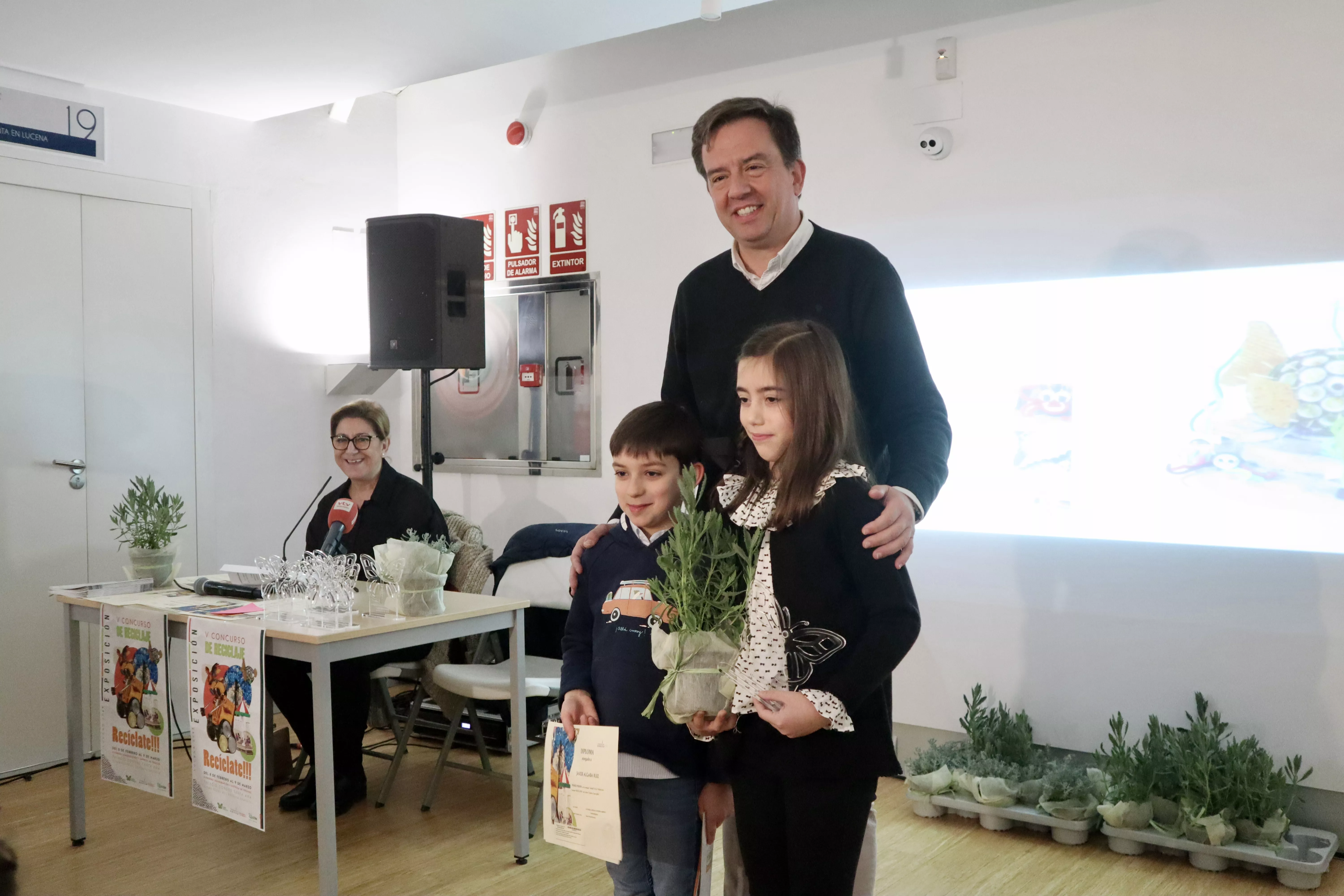 Entrega de premios de la quinta edición del concurso 'Recíclate'