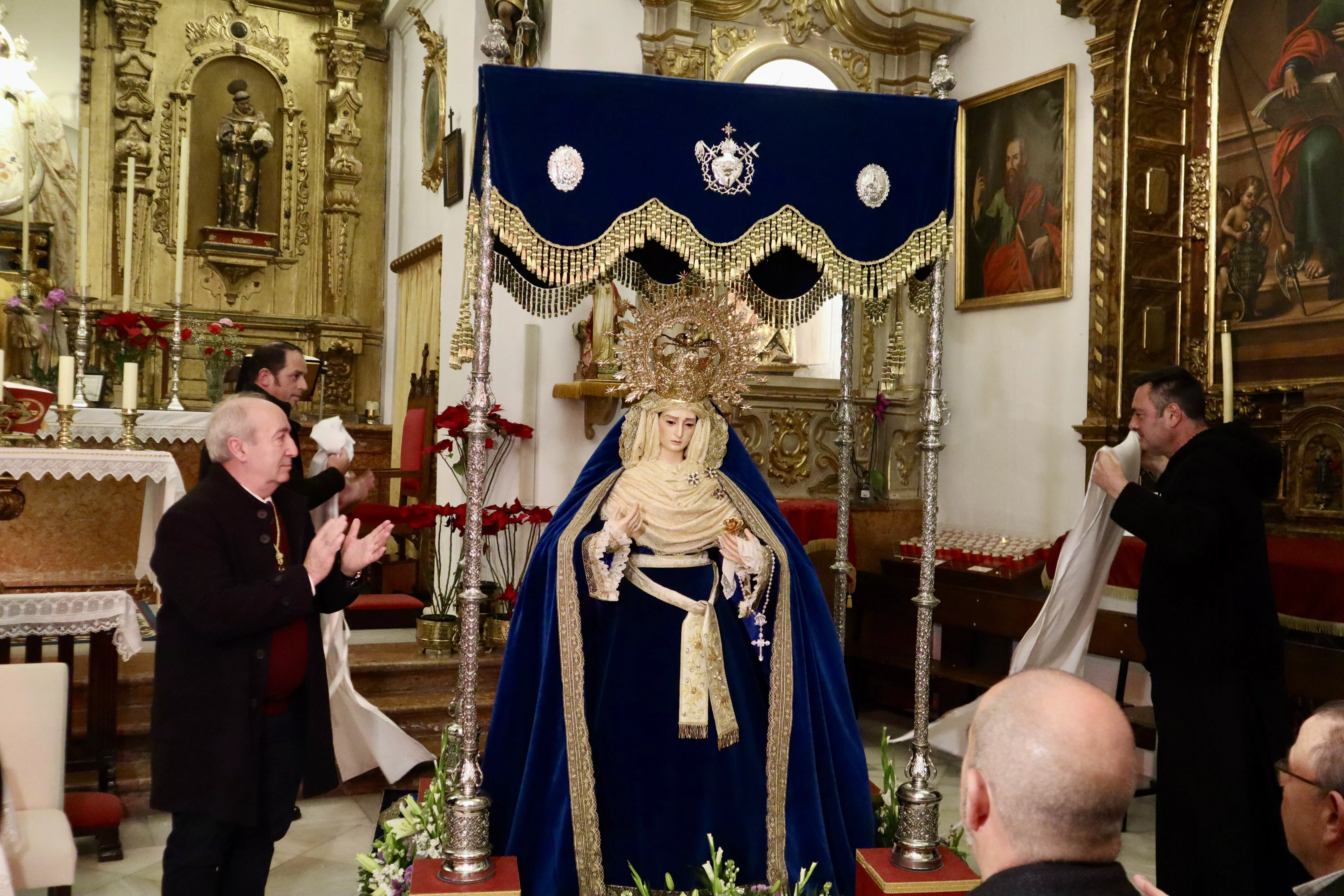 Presentación de la imagen de Ntra. Sra. de la Amargura tras su restauración