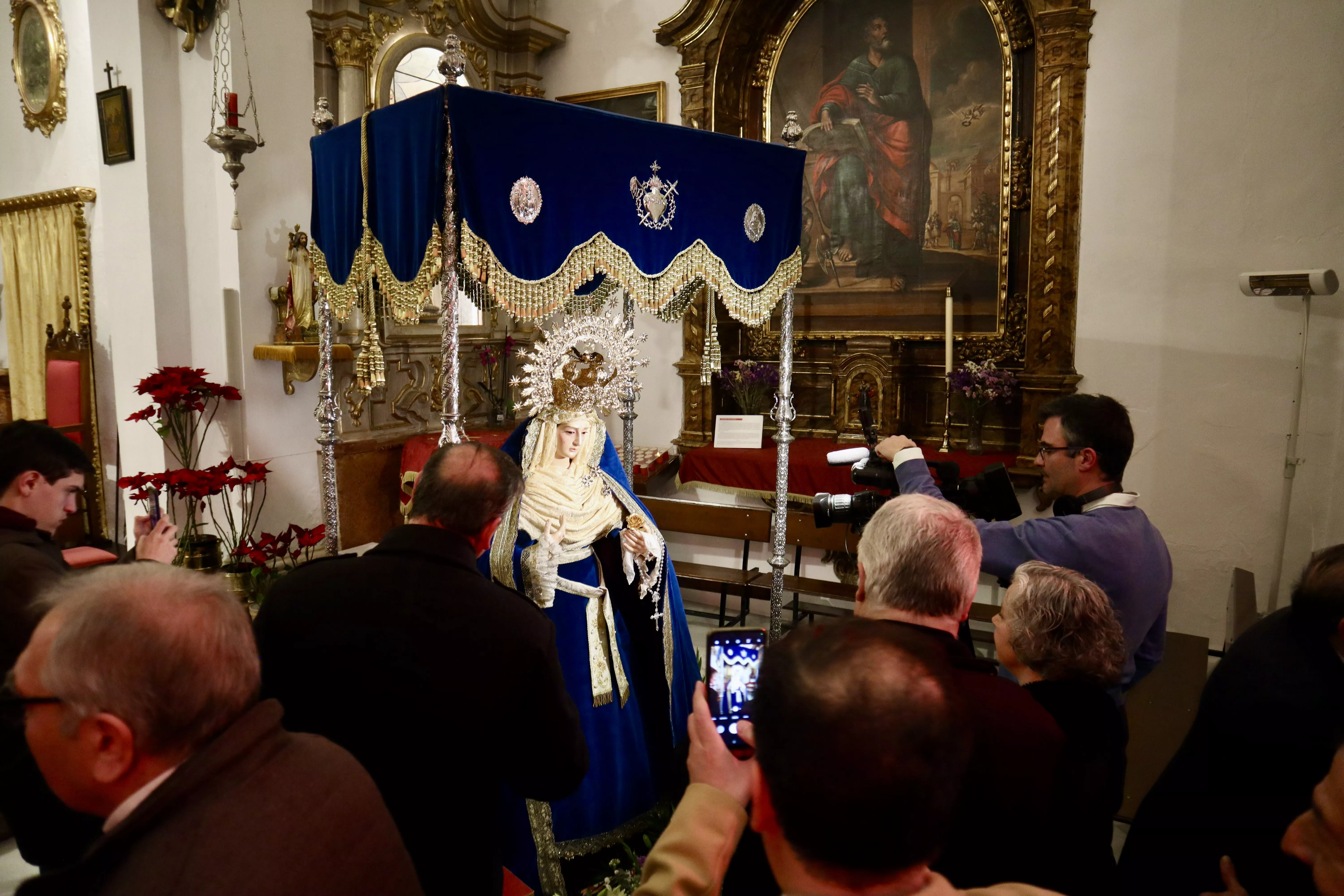 Presentación de la imagen de María Stma. de la Amargura tras su restauración