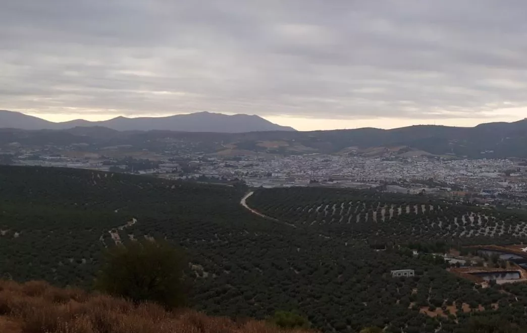 Vista de Lucena desde la zona de La Sierrezuela