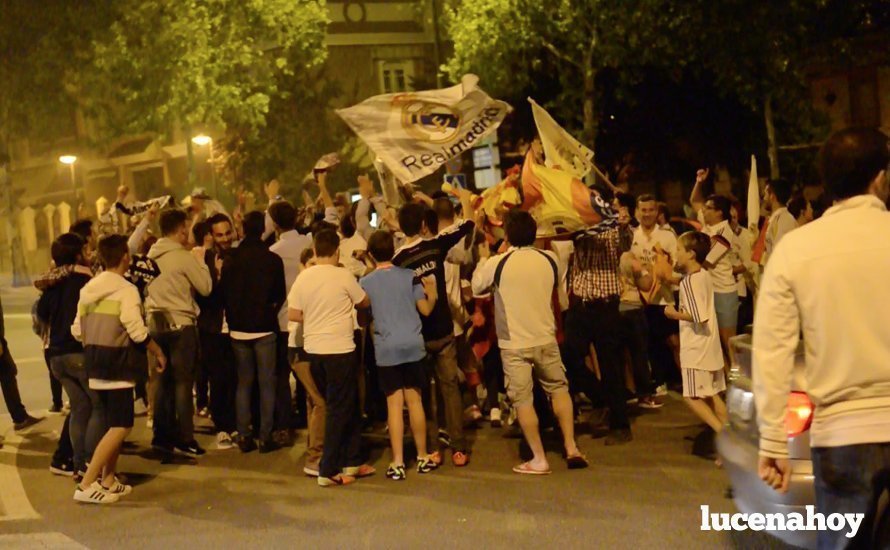 Celebración afición del Real Madrid